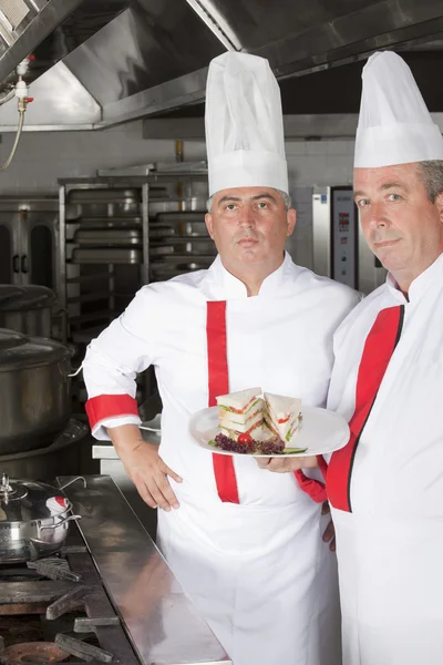 Twee chef-koks — Stockfoto
