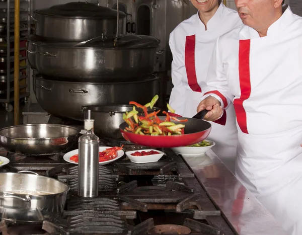 Twee chef-koks — Stockfoto