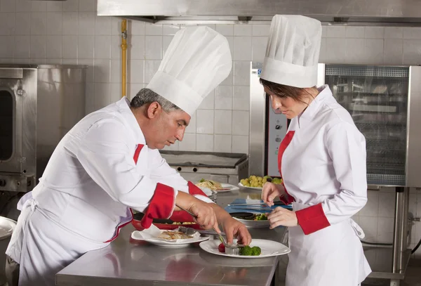 Two chefs — Stock Photo, Image