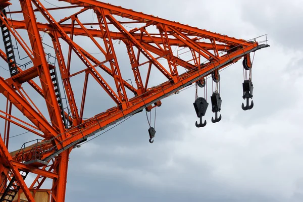 Old harbor crane — Stock Photo, Image