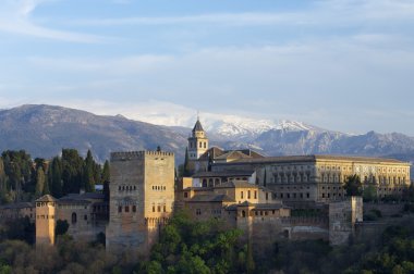 alhambra gün batımı