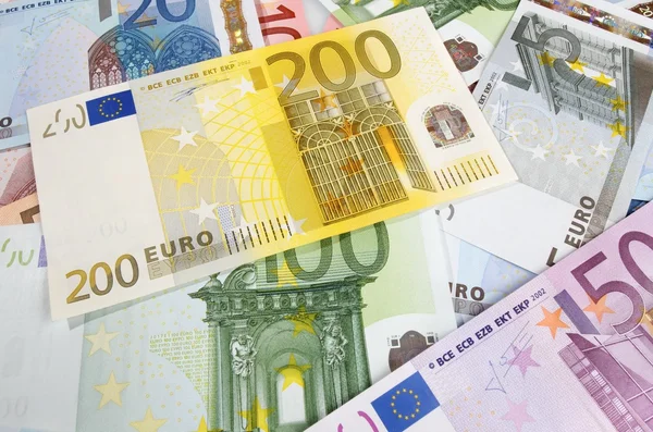 Euro banknoes — Stok fotoğraf