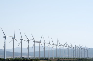 Wind turbines clipart