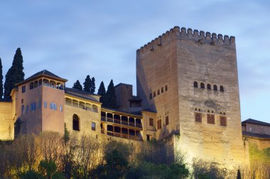 alhambra gün batımı