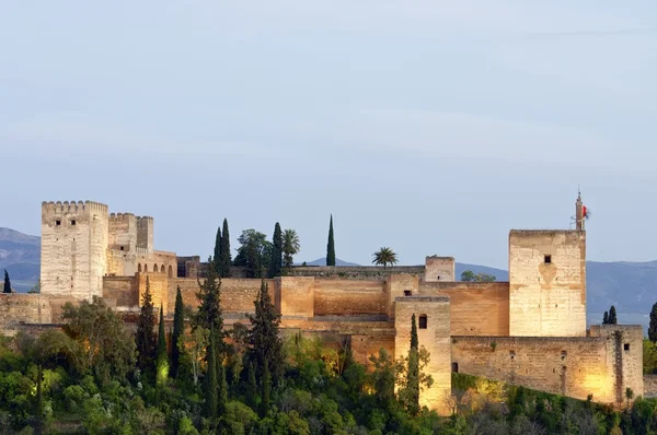 Alhambra gün batımı — Stok fotoğraf