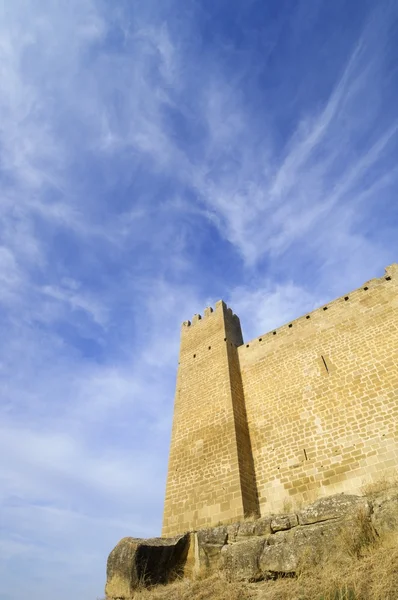 Sadaba замок — стокове фото