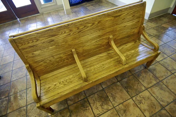 Assento de madeira — Fotografia de Stock