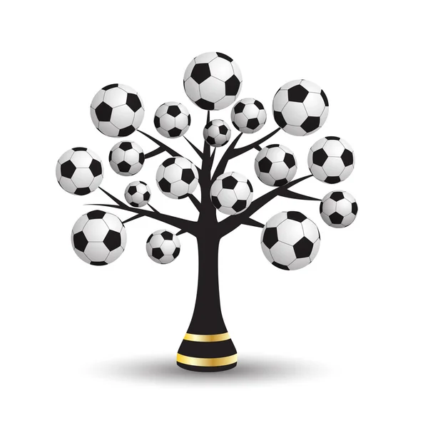 Árvore de futebol —  Vetores de Stock