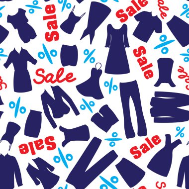 Seamless pattern for clearance clipart