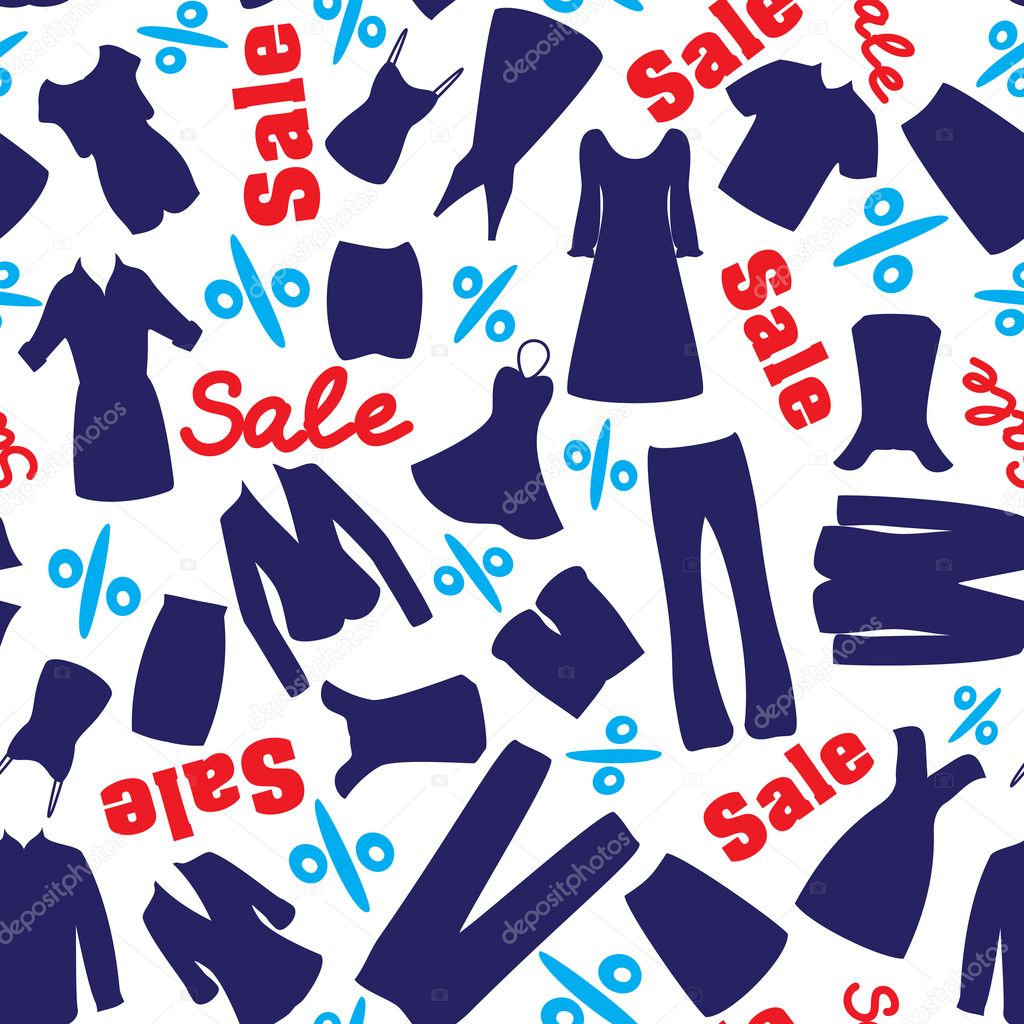 Seamless pattern for clearance