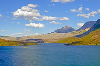 Clouds and Mountains in the American West clipart