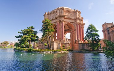Palace of Fine Arts in San Francisco clipart