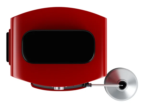 Red coffee machine — Stock Photo, Image