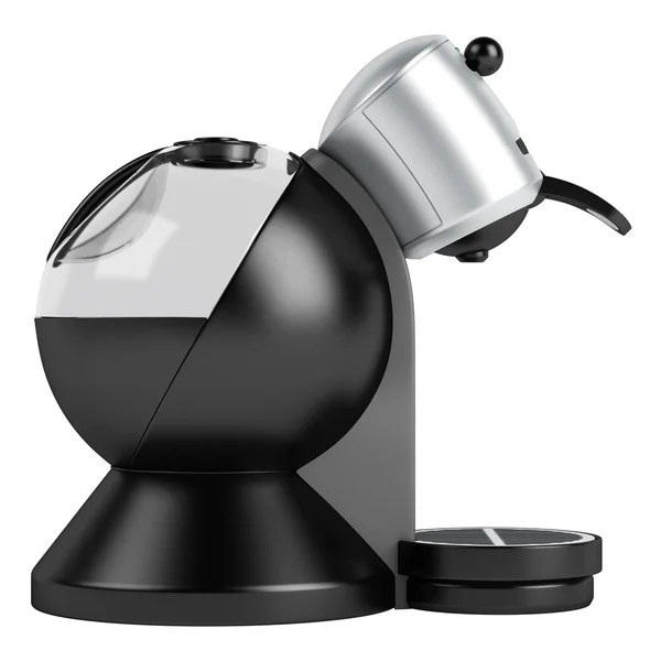 Svart kaffemaskin – stockfoto