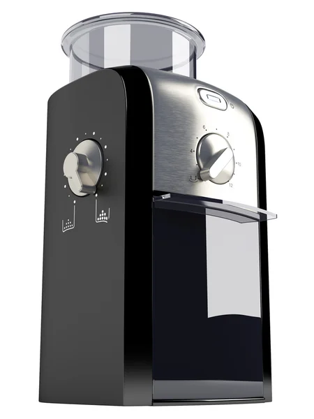 Black coffee grinder — Stock Photo, Image