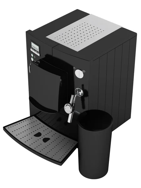 블랙 커피 기계 — 스톡 사진