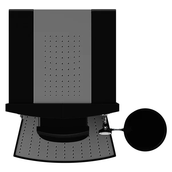 Black coffee machine — Stock Photo, Image