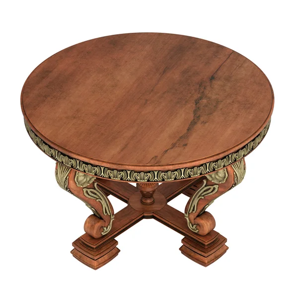 Antieke houten tafel — Stockfoto