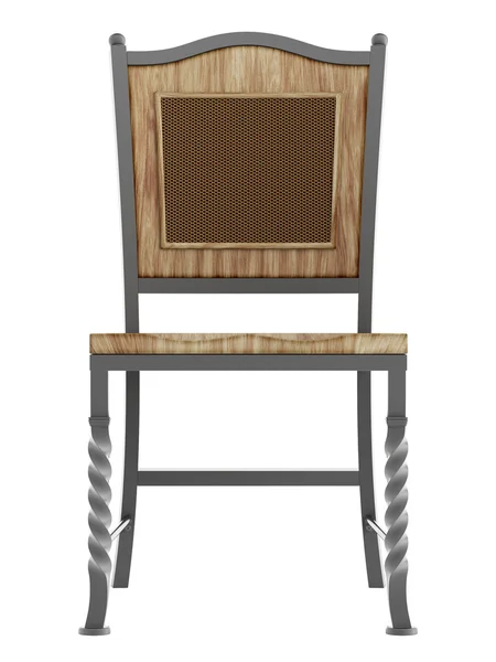Zabytkowe drewniane krzesło — Zdjęcie stockowe