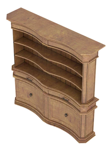 Zabytkowe drewniane szafy — Zdjęcie stockowe