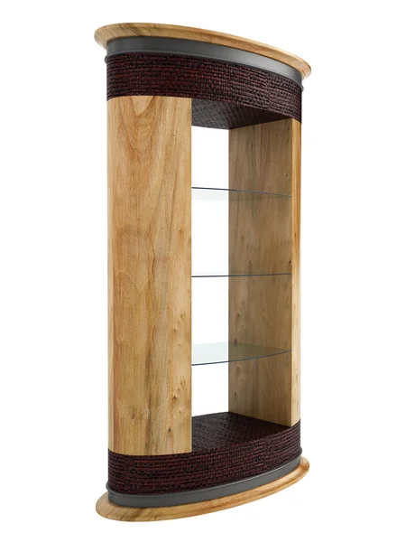 Dřevěný regál — Stock fotografie