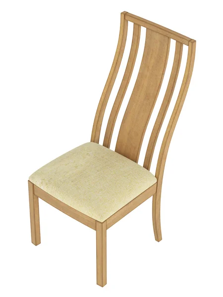 Античний дерев'яний стілець — стокове фото