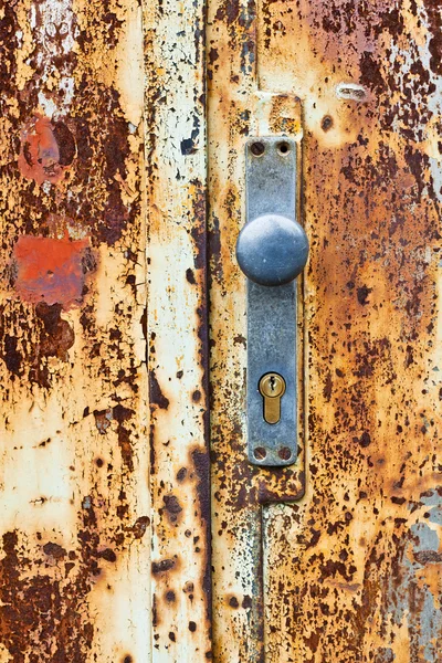 Porta e fechadura — Fotografia de Stock