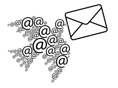 Email message clipart