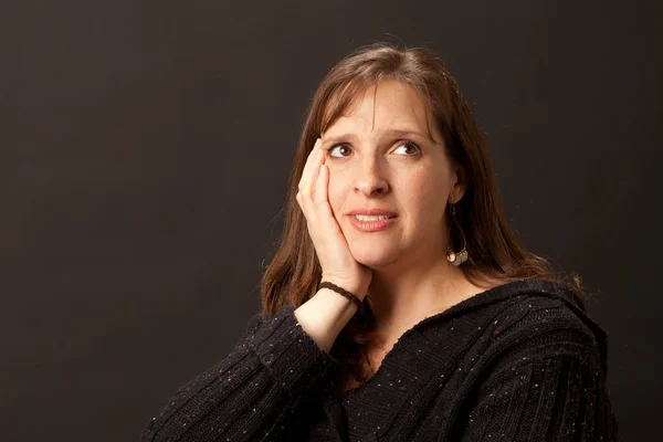 stock image Girl thinking