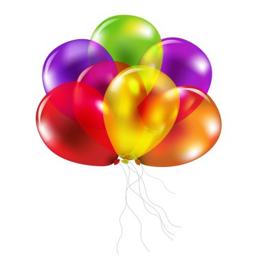 Color Balloons clipart