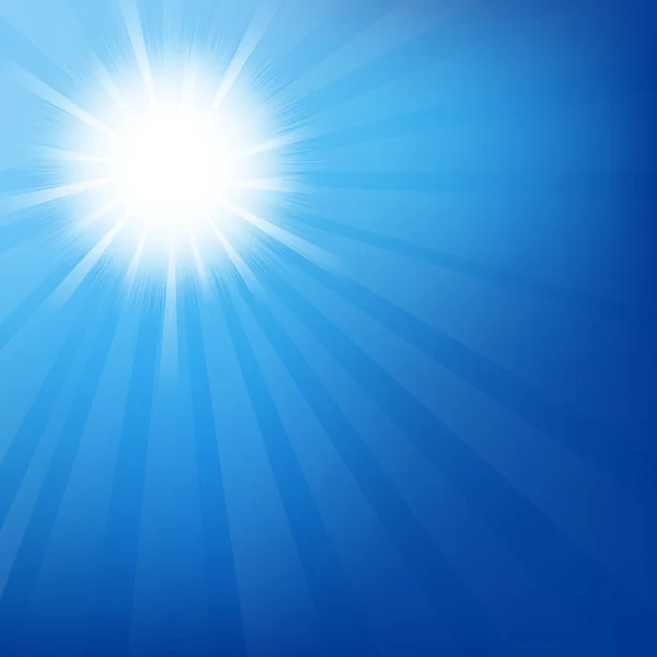 Himmel mit Sonnenbrand — Stockvektor