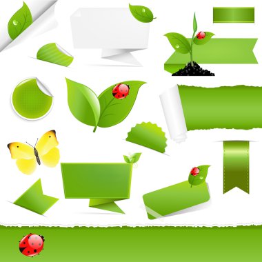 Big Eco Design Elements clipart