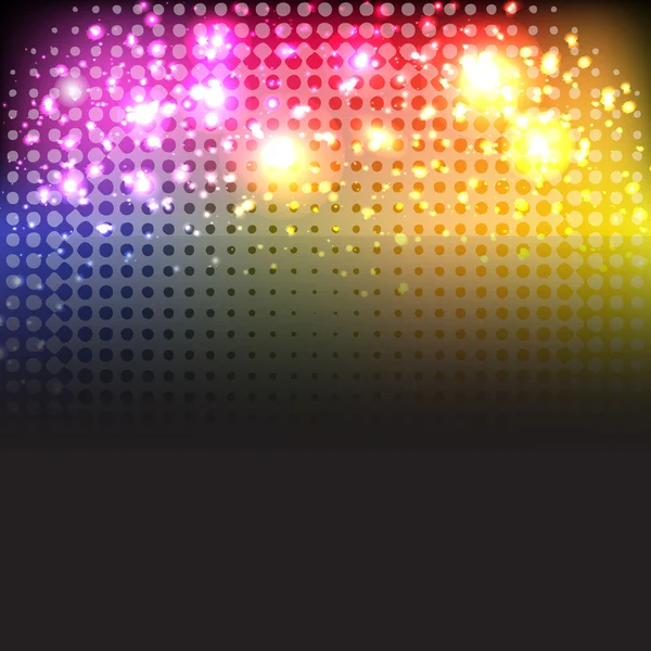 Lumineux néons Fond — Image vectorielle