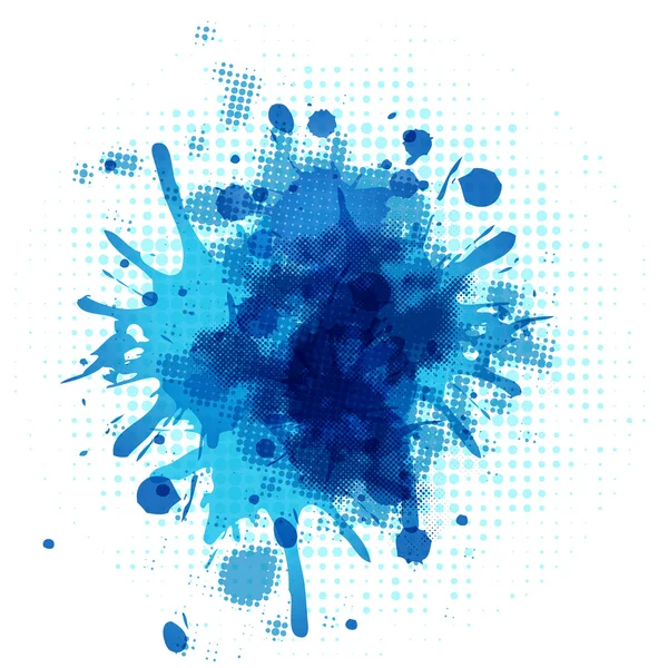 Abstract Blue Blob — Stock Vector