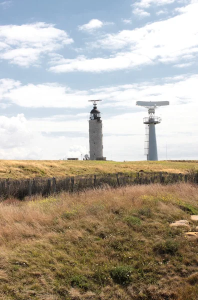 Radar y faro en Cap Gris Nez en Francia —  Fotos de Stock