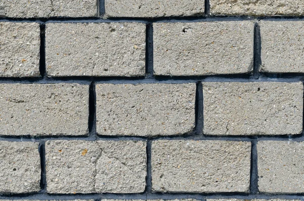 Grey brick wall close up — Stock Photo, Image