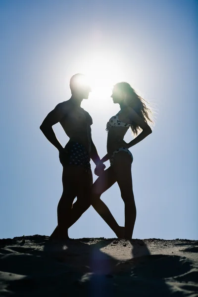 Sunny couple — Stock Photo, Image