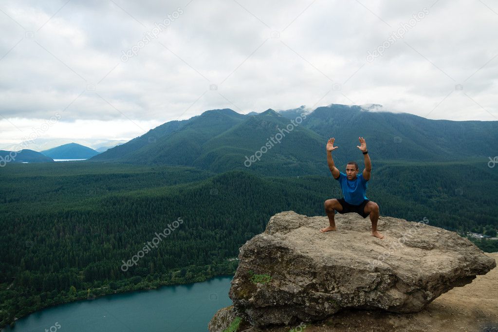 Mountain Yoga - Man Pose 1
