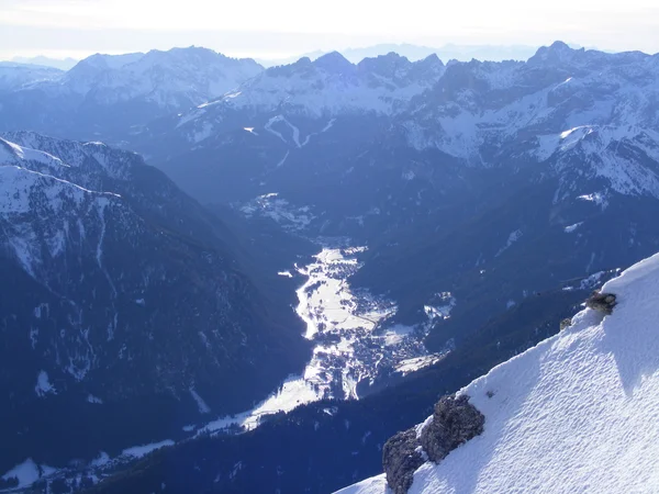 Bergen in de Dolomieten — Stockfoto