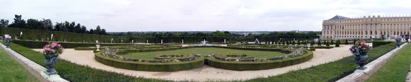 Panorama dos jardins de Versalhes — Fotografia de Stock