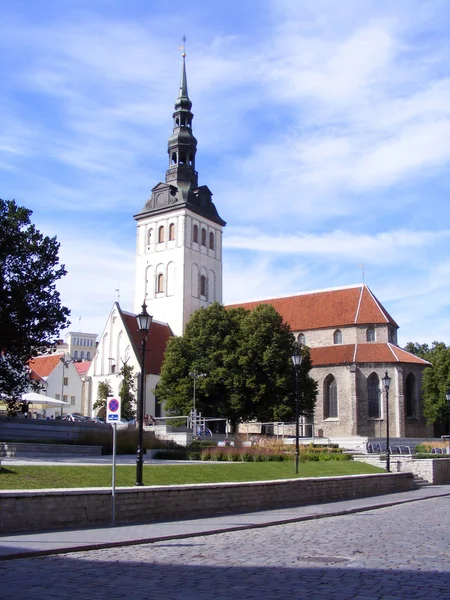 Church in town — Stock Photo, Image