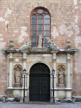 Saint Peter church entry clipart