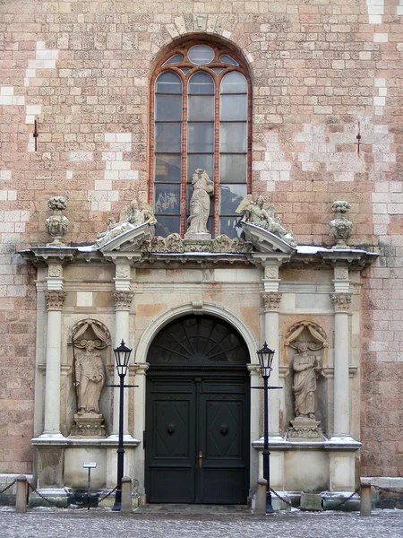 Sankt Peter kirke indgang - Stock-foto