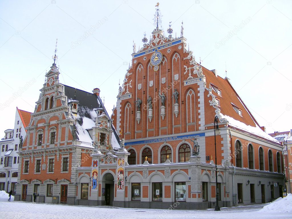 House of the Blackheads in Riga, Latvia Stock Photo by ©virgonira 11960255