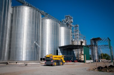 Grain Silos clipart