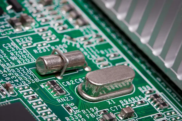 Close-up of electronic circuit board — Stock Photo, Image