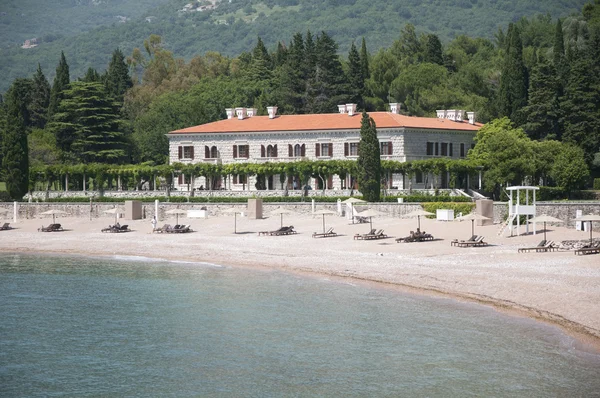 Miločer villa am adriatischen meer — Stockfoto