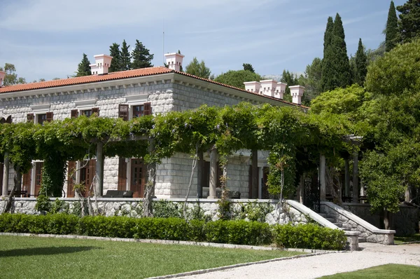 stock image Miločer villa on the Adriatic Sea