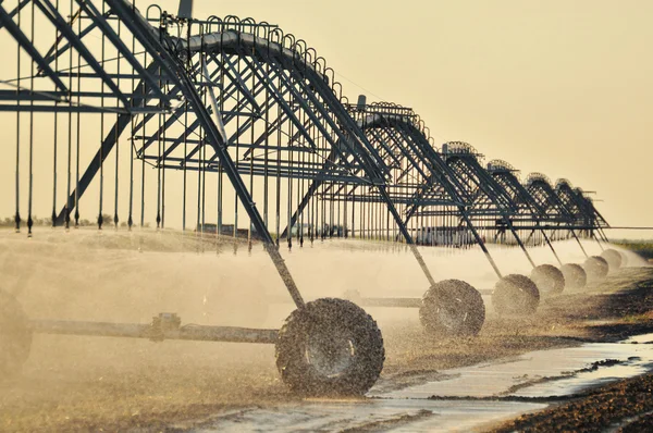 農業の潅漑のスプリンクラー — ストック写真