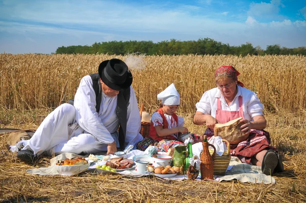 Stock image Traditional breakfast of wheat field